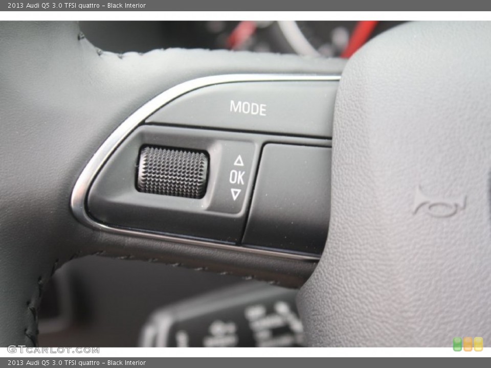 Black Interior Controls for the 2013 Audi Q5 3.0 TFSI quattro #79117163