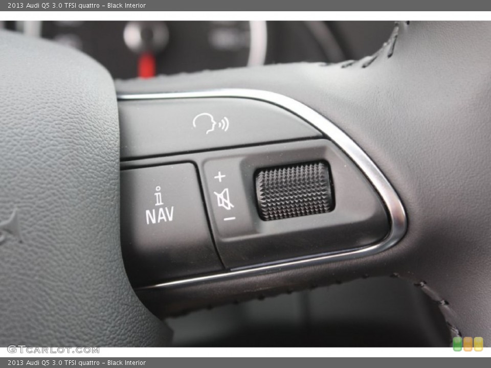 Black Interior Controls for the 2013 Audi Q5 3.0 TFSI quattro #79117180