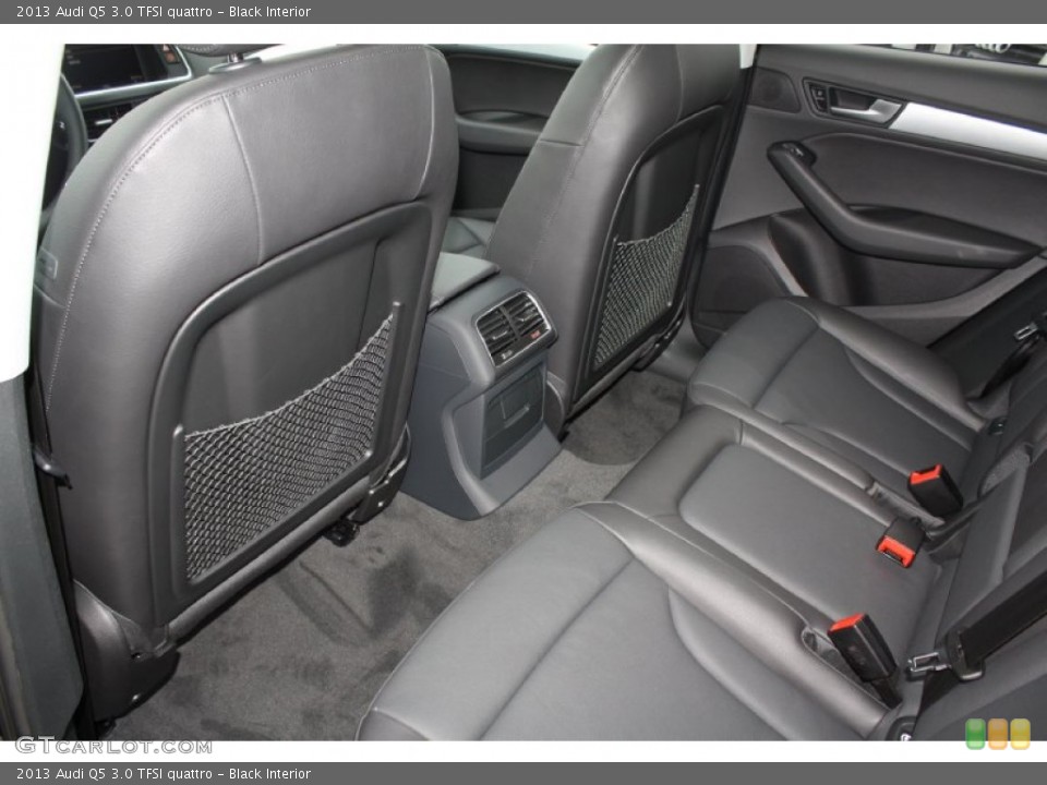 Black Interior Rear Seat for the 2013 Audi Q5 3.0 TFSI quattro #79117230