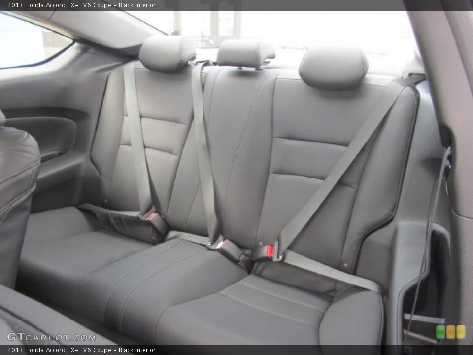Black Interior Rear Seat for the 2013 Honda Accord EX-L V6 Coupe #79117765