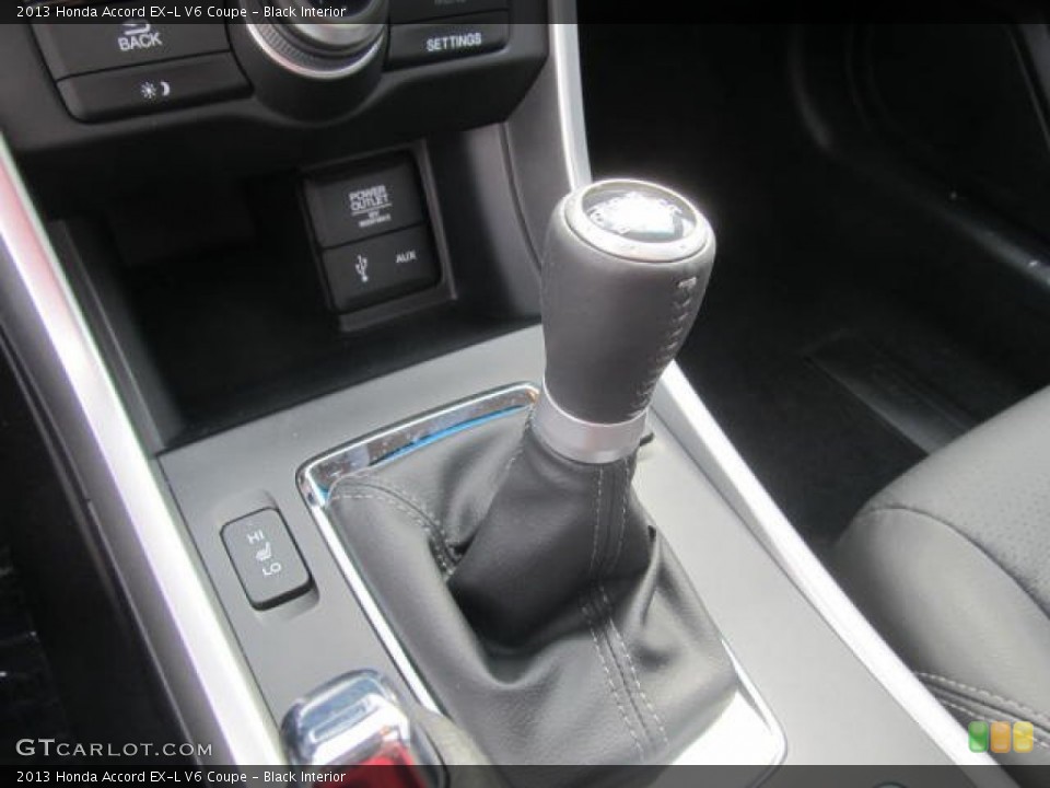 Black Interior Transmission for the 2013 Honda Accord EX-L V6 Coupe #79117818