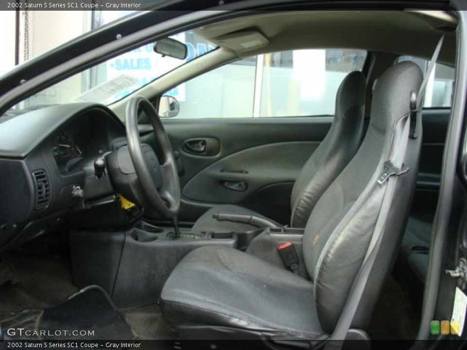 Gray Interior Photo for the 2002 Saturn S Series SC1 Coupe #79120105