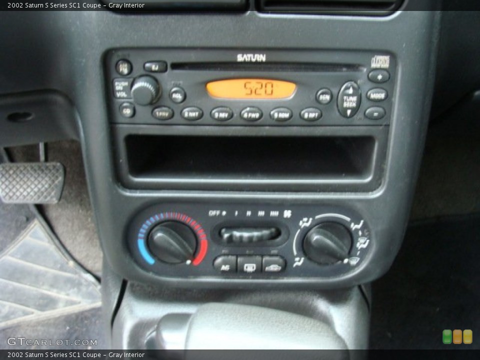 Gray Interior Controls for the 2002 Saturn S Series SC1 Coupe #79120147