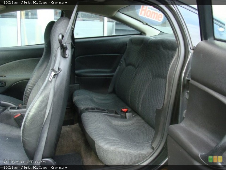 Gray Interior Rear Seat for the 2002 Saturn S Series SC1 Coupe #79120156