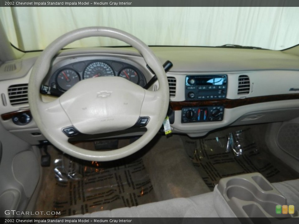 Medium Gray Interior Dashboard for the 2002 Chevrolet Impala  #79121200