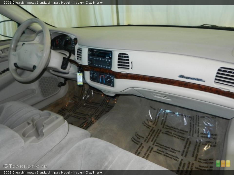 Medium Gray Interior Dashboard for the 2002 Chevrolet Impala  #79121254