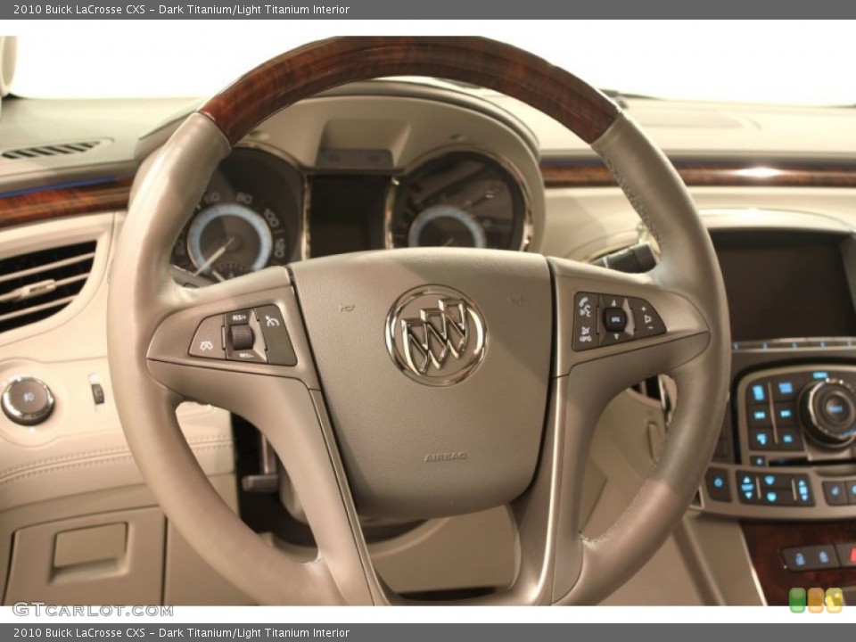 Dark Titanium/Light Titanium Interior Steering Wheel for the 2010 Buick LaCrosse CXS #79122190