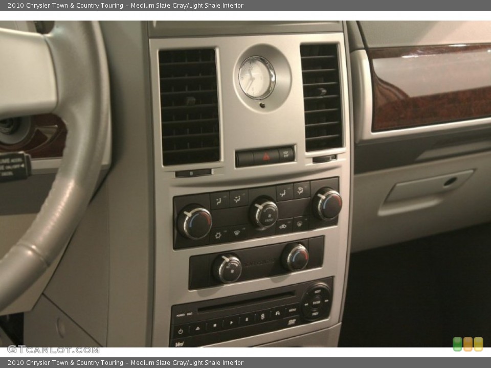 Medium Slate Gray/Light Shale Interior Controls for the 2010 Chrysler Town & Country Touring #79122520