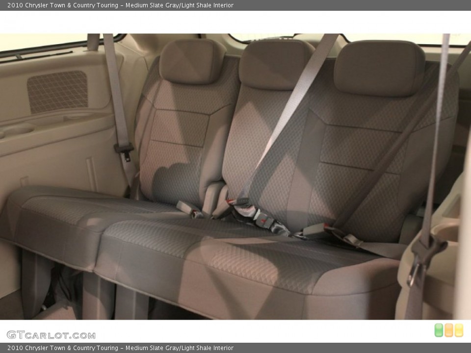 Medium Slate Gray/Light Shale Interior Rear Seat for the 2010 Chrysler Town & Country Touring #79122701
