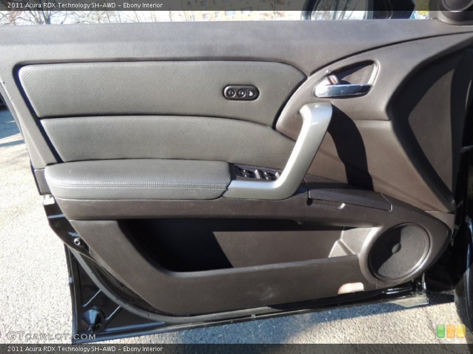 Ebony Interior Door Panel for the 2011 Acura RDX Technology SH-AWD #79123117