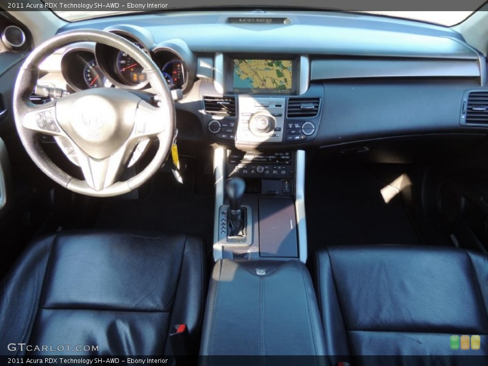 Ebony Interior Dashboard for the 2011 Acura RDX Technology SH-AWD #79123177