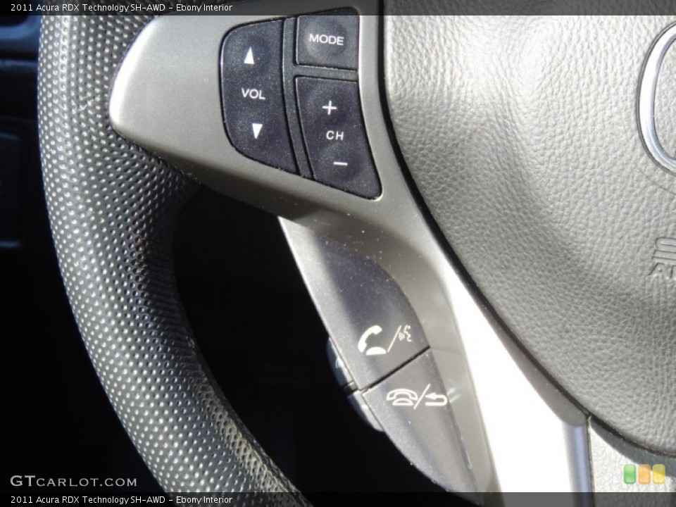 Ebony Interior Controls for the 2011 Acura RDX Technology SH-AWD #79123216