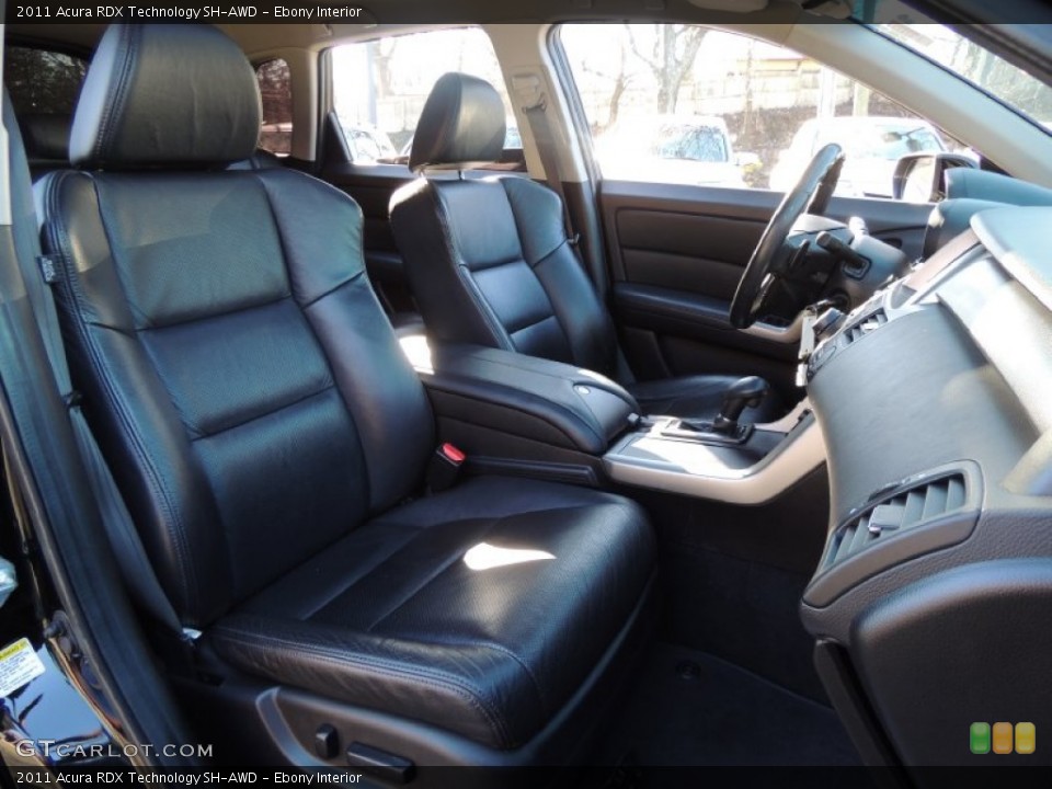 Ebony Interior Front Seat for the 2011 Acura RDX Technology SH-AWD #79123297