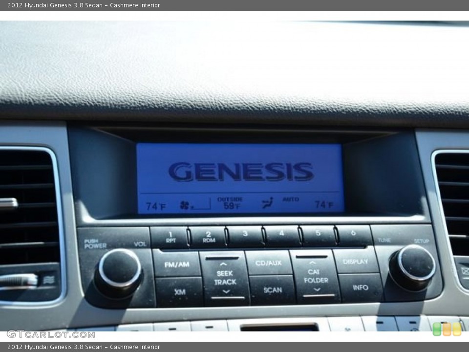 Cashmere Interior Audio System for the 2012 Hyundai Genesis 3.8 Sedan #79123903