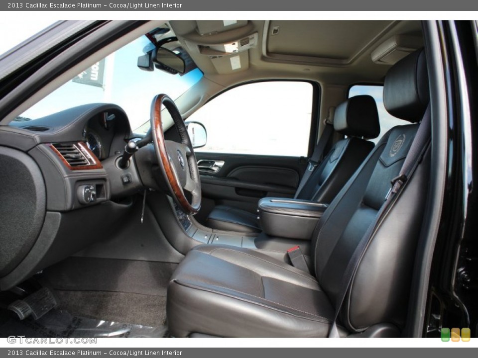 Cocoa/Light Linen Interior Photo for the 2013 Cadillac Escalade Platinum #79124487