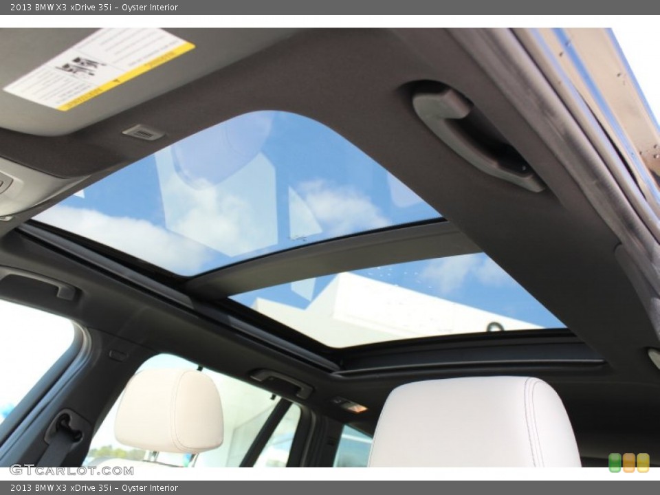 Oyster Interior Sunroof for the 2013 BMW X3 xDrive 35i #79124922
