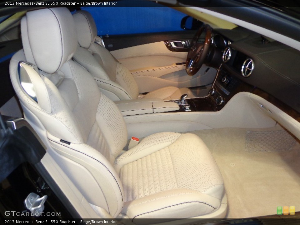 Beige/Brown Interior Photo for the 2013 Mercedes-Benz SL 550 Roadster #79128444