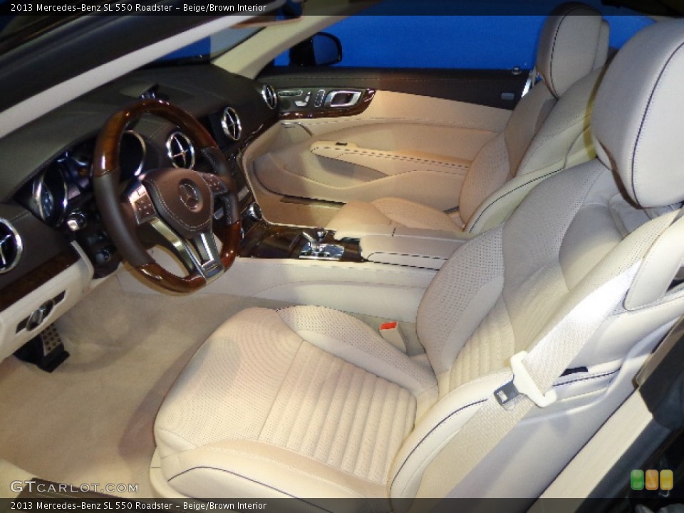 Beige/Brown Interior Photo for the 2013 Mercedes-Benz SL 550 Roadster #79128489