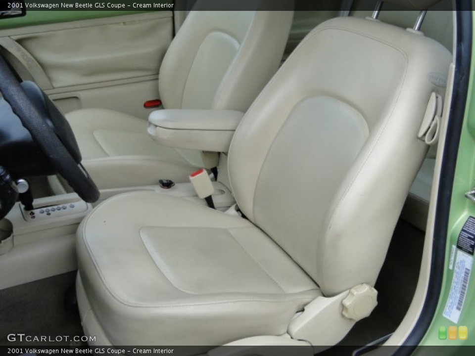 Cream Interior Front Seat for the 2001 Volkswagen New Beetle GLS Coupe #79129184