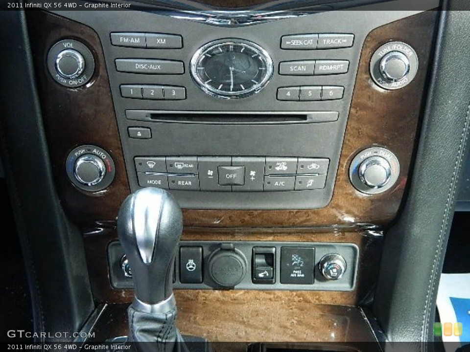 Graphite Interior Controls for the 2011 Infiniti QX 56 4WD #79130115