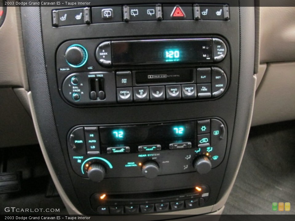 Taupe Interior Controls for the 2003 Dodge Grand Caravan ES #79130457