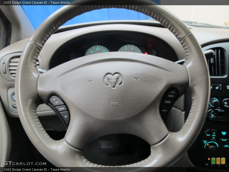 Taupe Interior Steering Wheel for the 2003 Dodge Grand Caravan ES #79130487