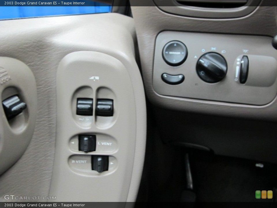 Taupe Interior Controls for the 2003 Dodge Grand Caravan ES #79130519