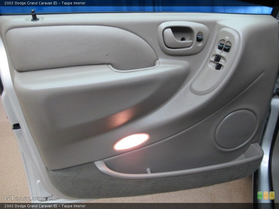 Taupe Interior Door Panel for the 2003 Dodge Grand Caravan ES #79130535