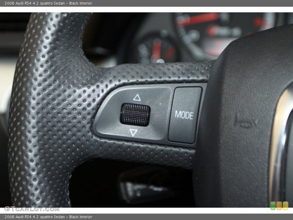 Black Interior Controls for the 2008 Audi RS4 4.2 quattro Sedan #79132788