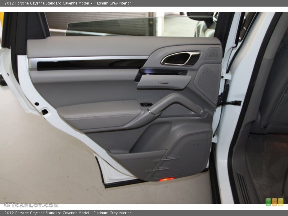 Platinum Grey Interior Door Panel for the 2012 Porsche Cayenne  #79133343