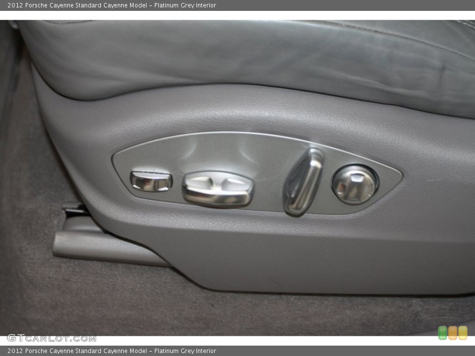 Platinum Grey Interior Controls for the 2012 Porsche Cayenne  #79133472