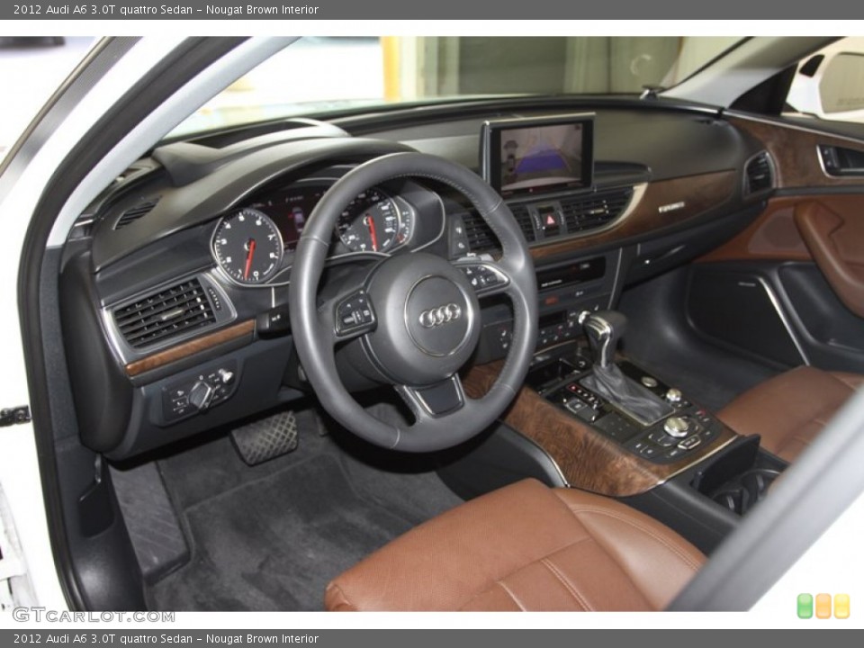 Nougat Brown Interior Photo for the 2012 Audi A6 3.0T quattro Sedan #79134219