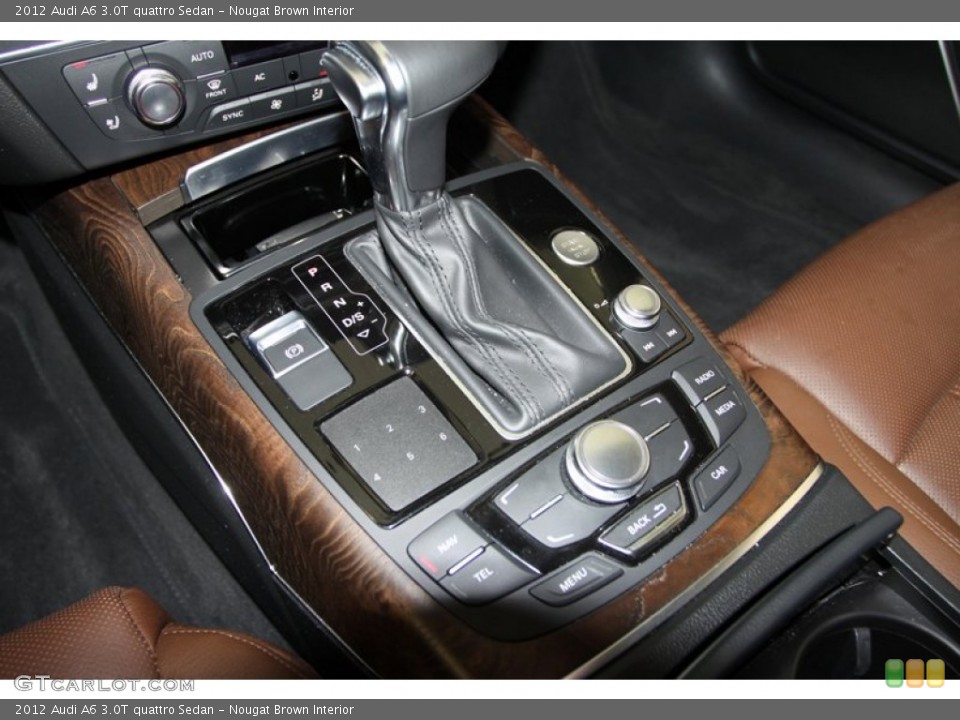 Nougat Brown Interior Transmission for the 2012 Audi A6 3.0T quattro Sedan #79134507