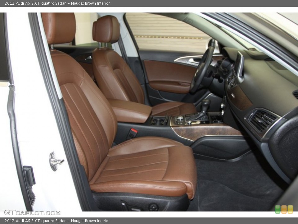 Nougat Brown Interior Front Seat for the 2012 Audi A6 3.0T quattro Sedan #79134876