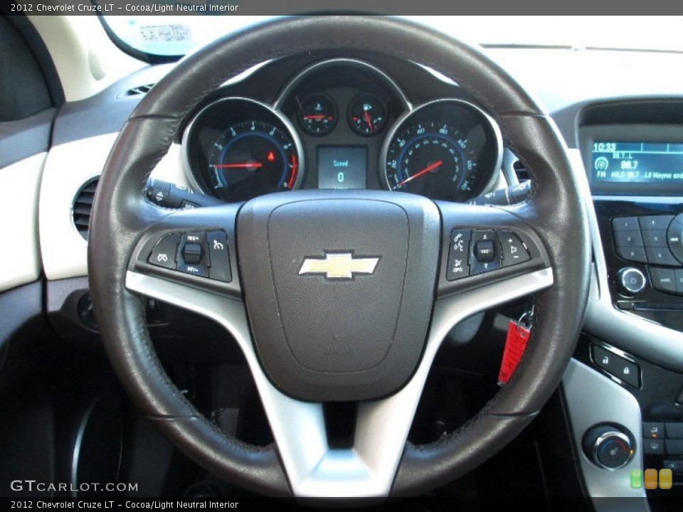 Cocoa/Light Neutral Interior Steering Wheel for the 2012 Chevrolet Cruze LT #79135914