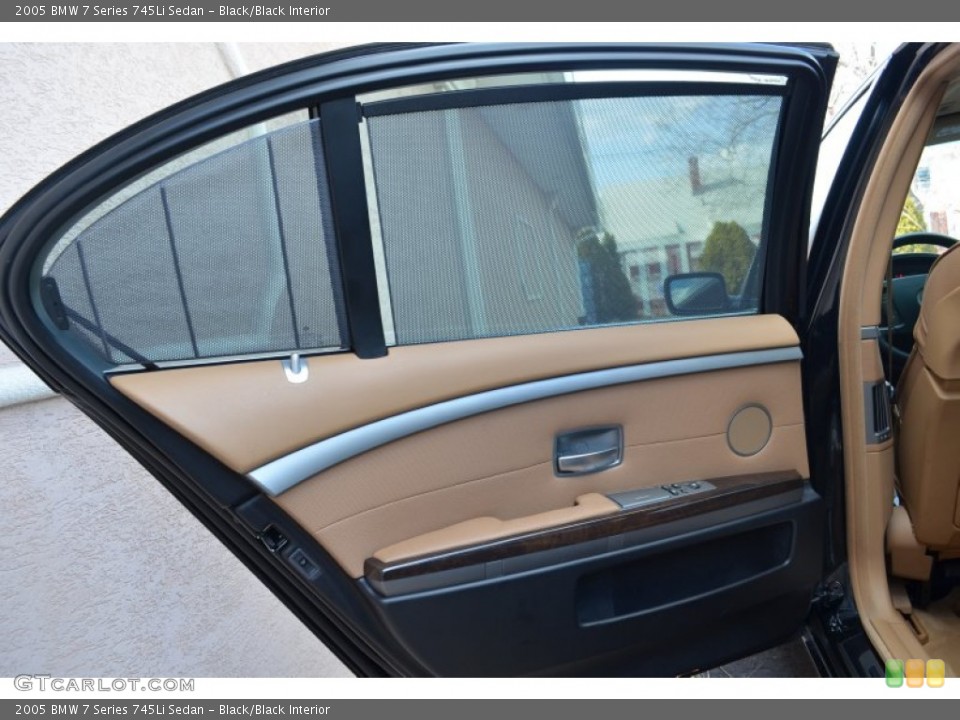 Black/Black Interior Door Panel for the 2005 BMW 7 Series 745Li Sedan #79137051