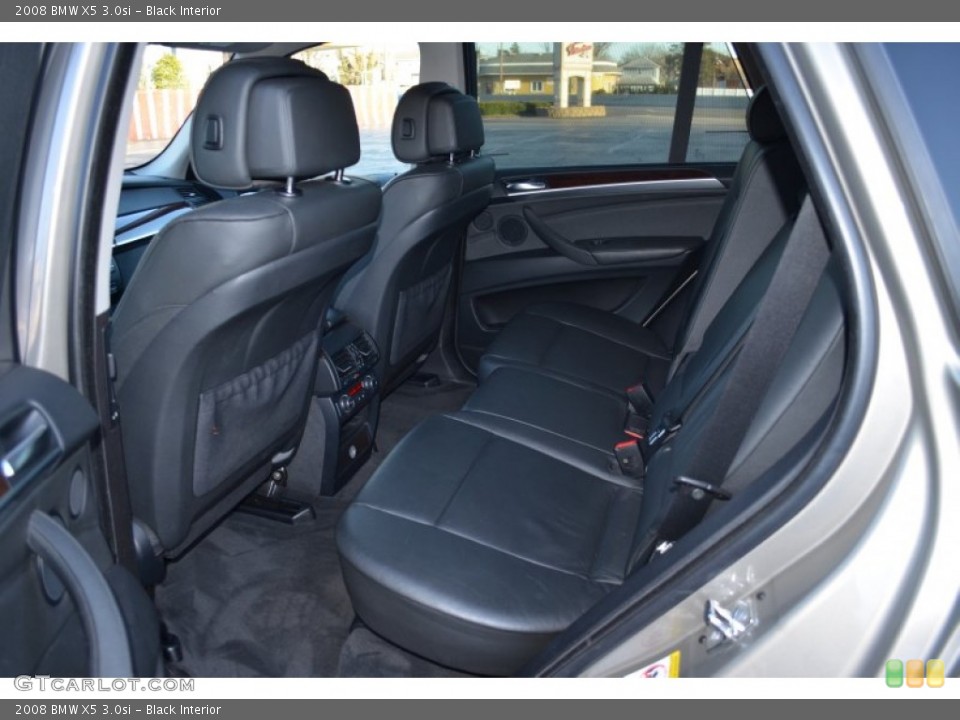 Black Interior Rear Seat for the 2008 BMW X5 3.0si #79138338