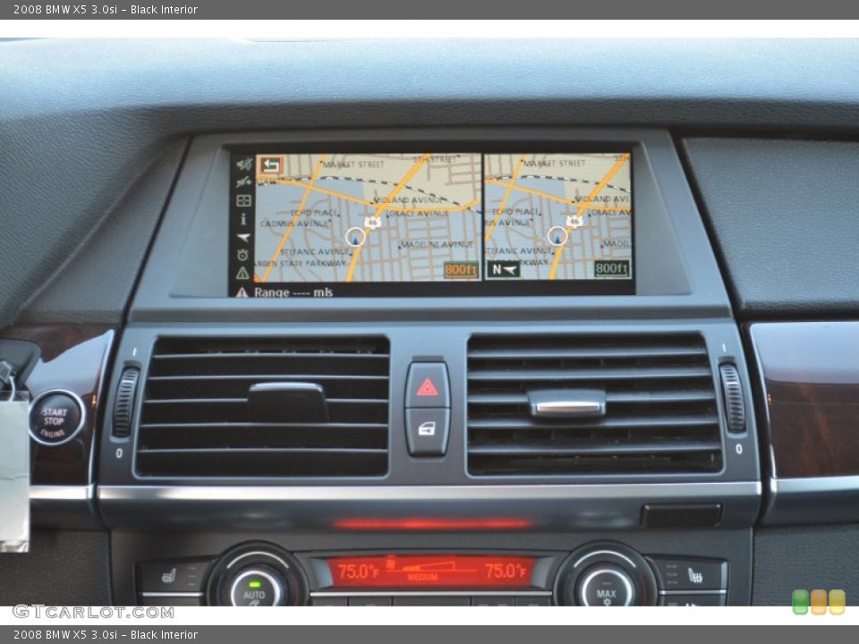Black Interior Navigation for the 2008 BMW X5 3.0si #79138425