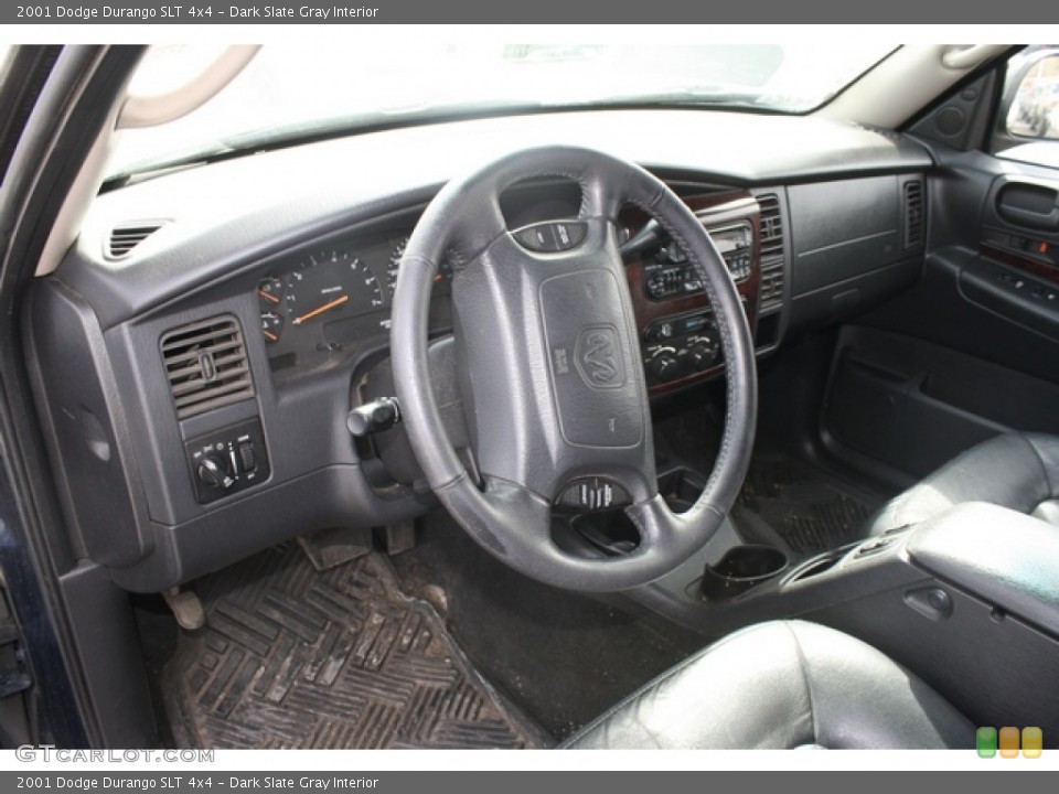 Dark Slate Gray Interior Dashboard for the 2001 Dodge Durango SLT 4x4 #79139184