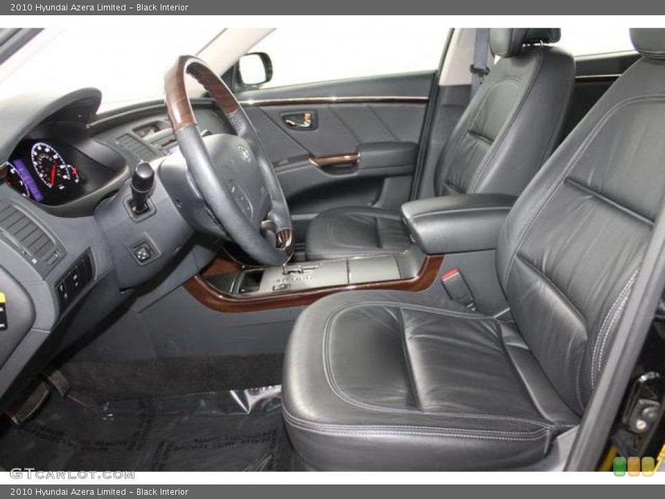 Black Interior Photo for the 2010 Hyundai Azera Limited #79140725