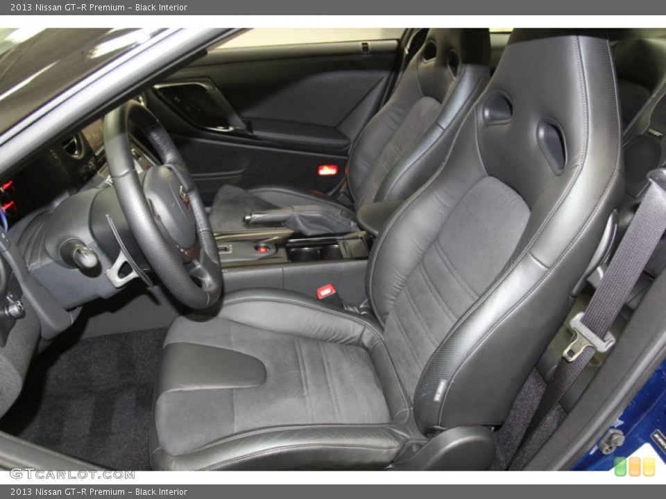 Black Interior Front Seat for the 2013 Nissan GT-R Premium #79141007