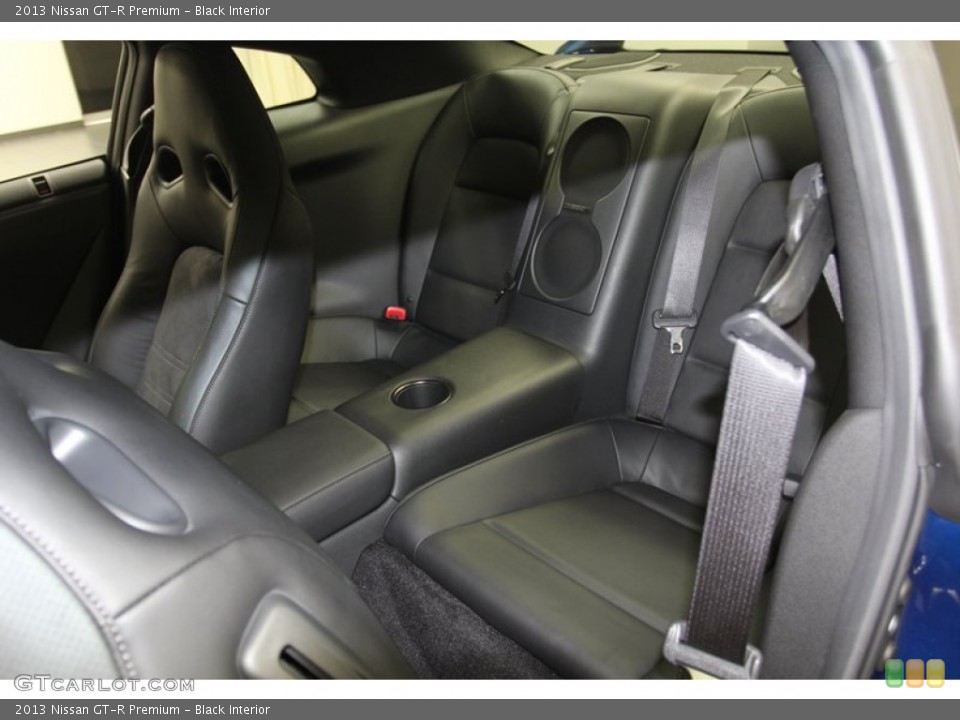 Black Interior Rear Seat for the 2013 Nissan GT-R Premium #79141023