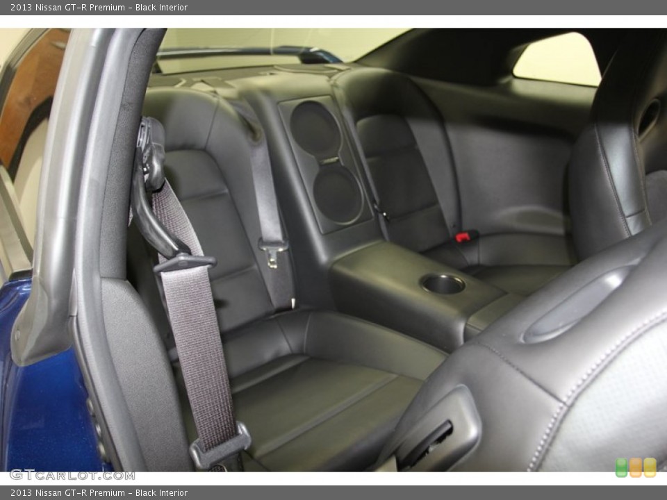 Black Interior Rear Seat for the 2013 Nissan GT-R Premium #79141371