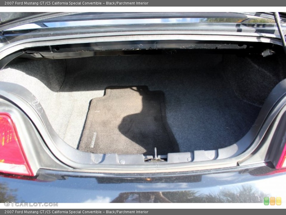 Black/Parchment Interior Trunk for the 2007 Ford Mustang GT/CS California Special Convertible #79143120