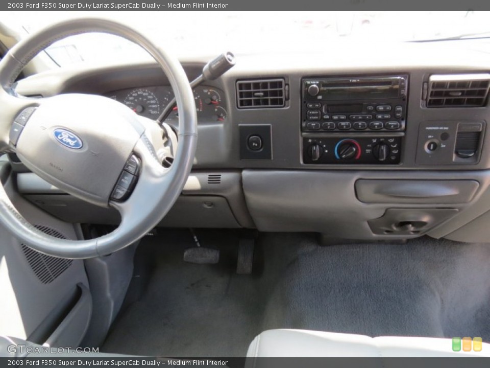 Medium Flint Interior Dashboard for the 2003 Ford F350 Super Duty Lariat SuperCab Dually #79145742