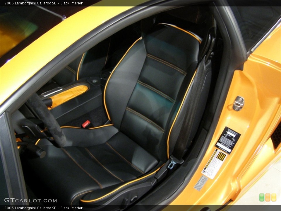 Black Interior Front Seat for the 2006 Lamborghini Gallardo SE #79146