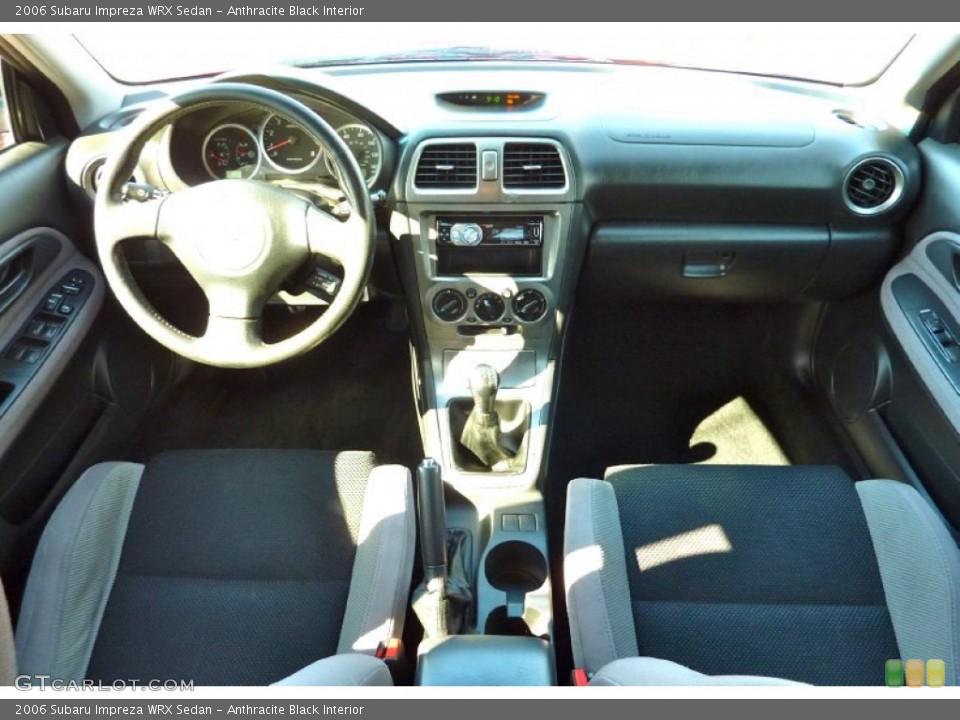 Anthracite Black Interior Dashboard for the 2006 Subaru Impreza WRX Sedan #79146748