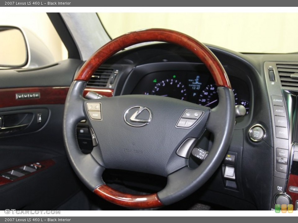 Black Interior Steering Wheel for the 2007 Lexus LS 460 L #79146749