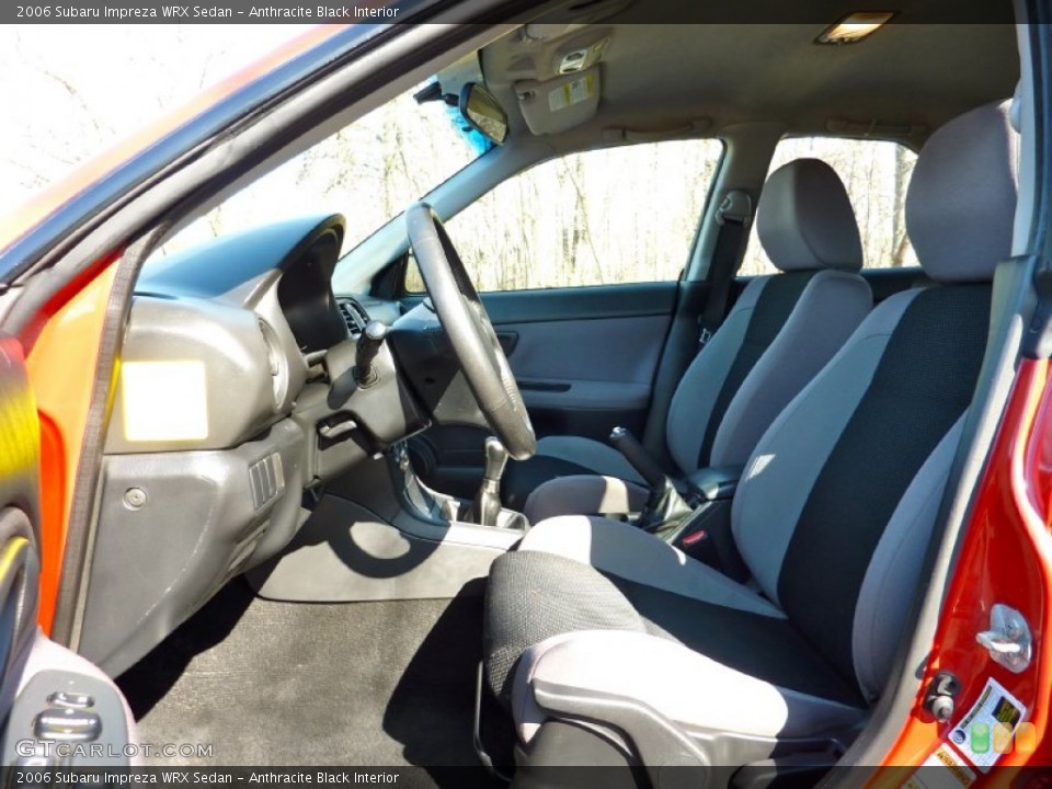 Anthracite Black Interior Photo for the 2006 Subaru Impreza WRX Sedan #79146816