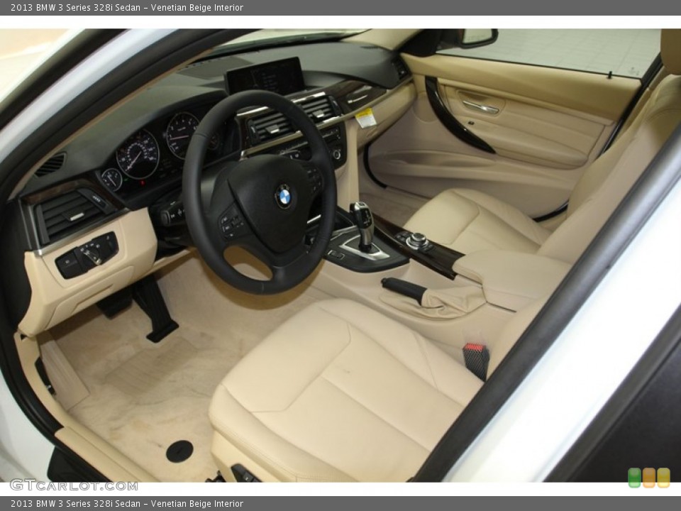 Venetian Beige Interior Prime Interior for the 2013 BMW 3 Series 328i Sedan #79148136